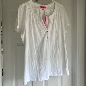 NWT Lilly Pulitzer White Tee